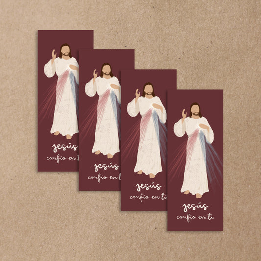 Bookmark de Oración "Confío en Ti" - 10 piezas