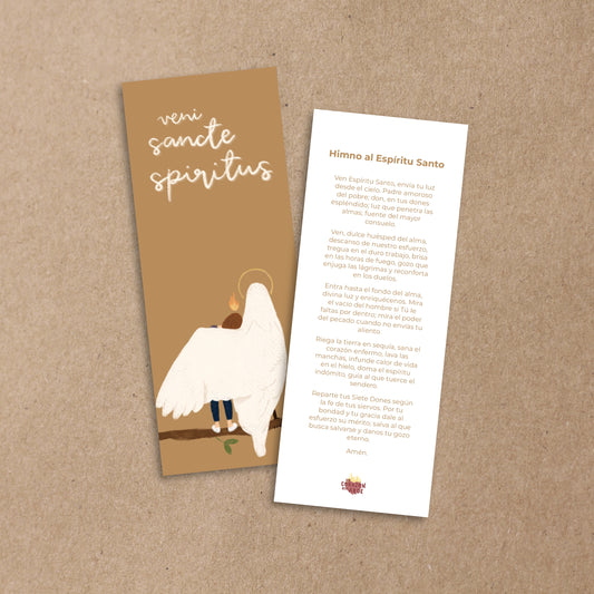 Bookmark de Oración "Ven Espíritu Santo" - 10 piezas