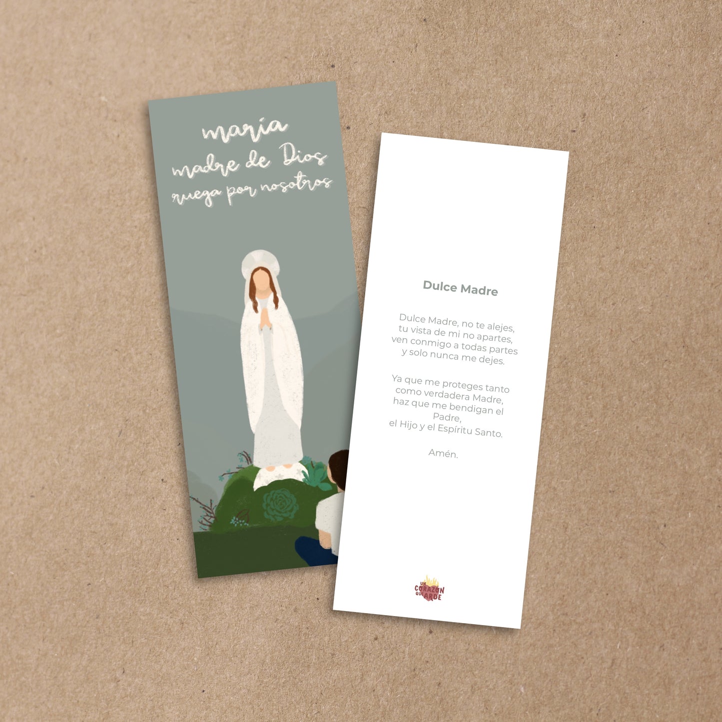 Bookmark de Oración "María Madre de Dios" - 10 piezas