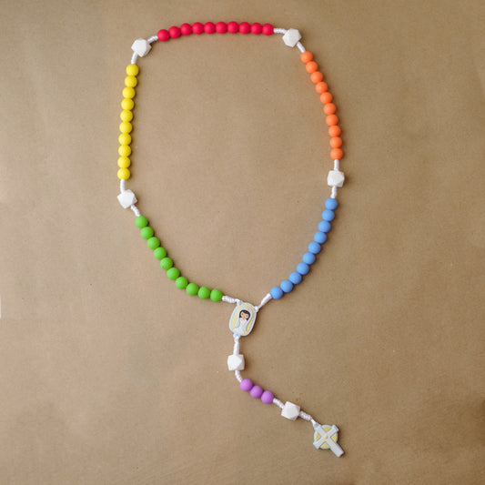 Rosario de Silicón Para Niños