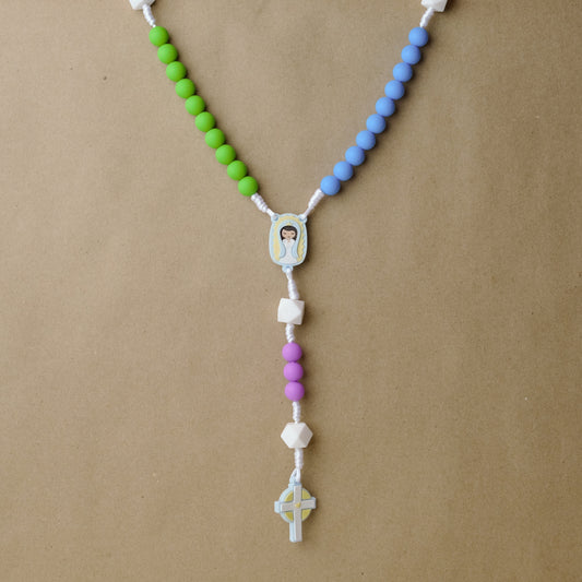 Rosario de Silicón Para Niños