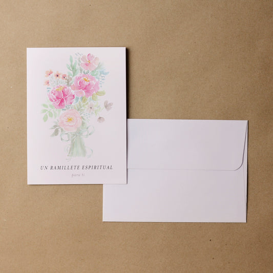 Set de Tarjetas y Sobres "Ramillete Espiritual"