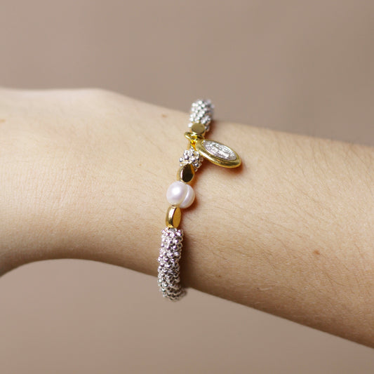 Pulsera de San Benito con Perla