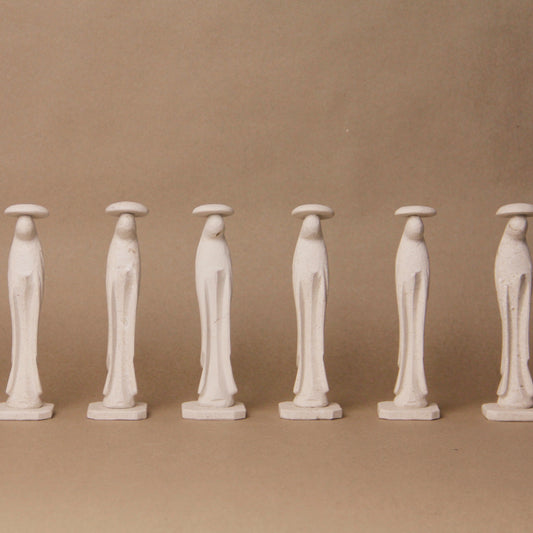 Virgen de la Paz en Mármol - 10 piezas