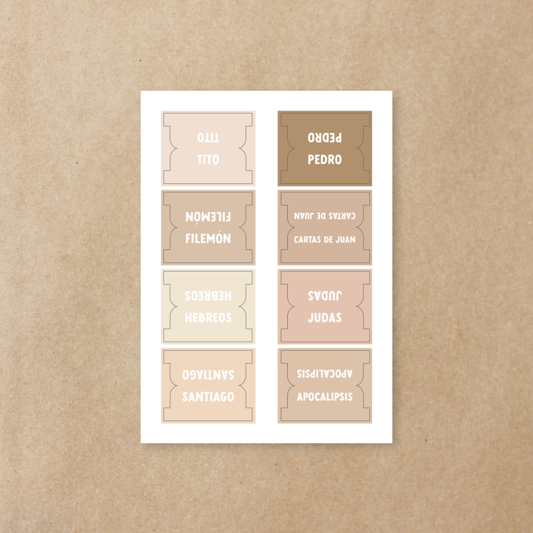 Pestañas para Biblia "Mar"