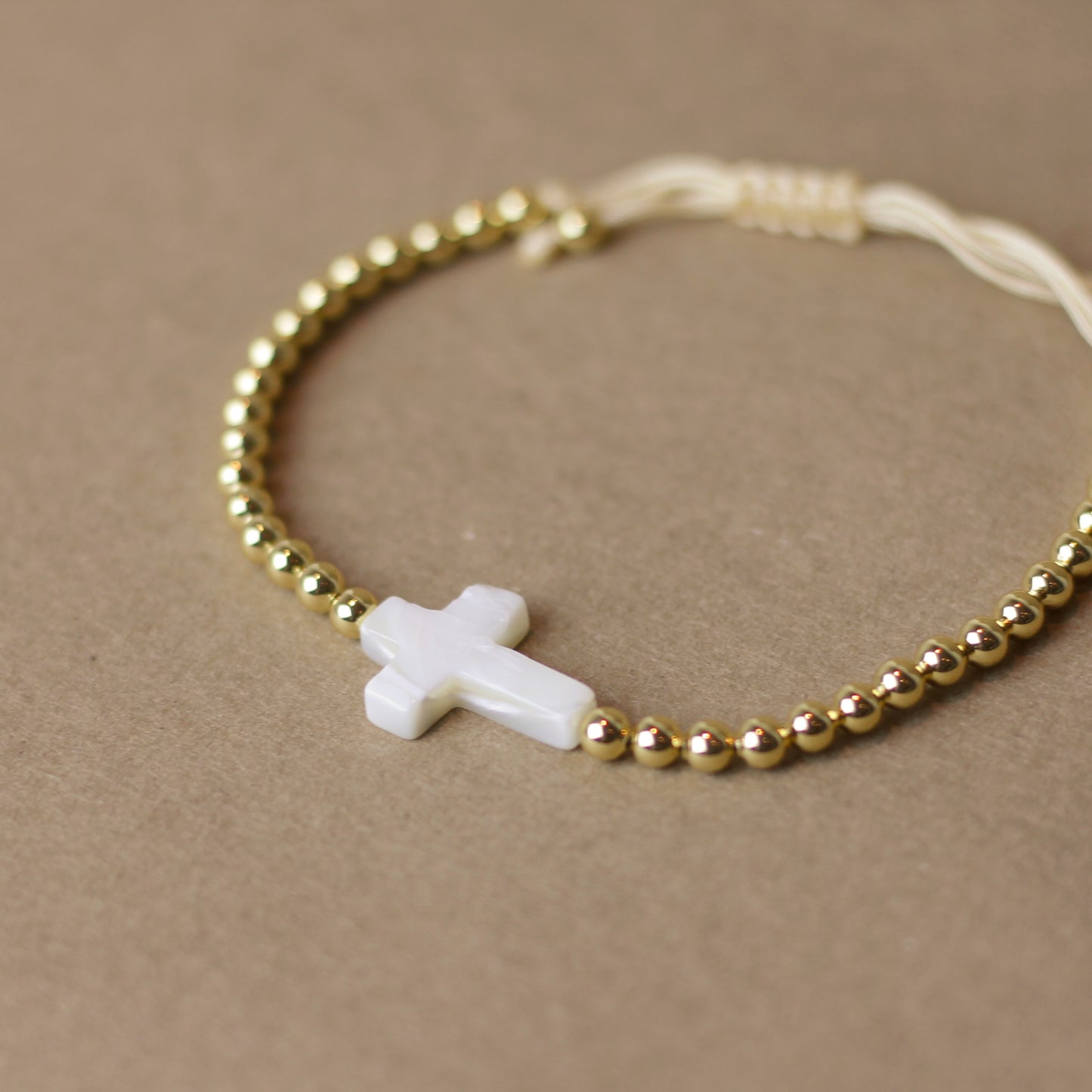 Pulsera Cruz Blanca