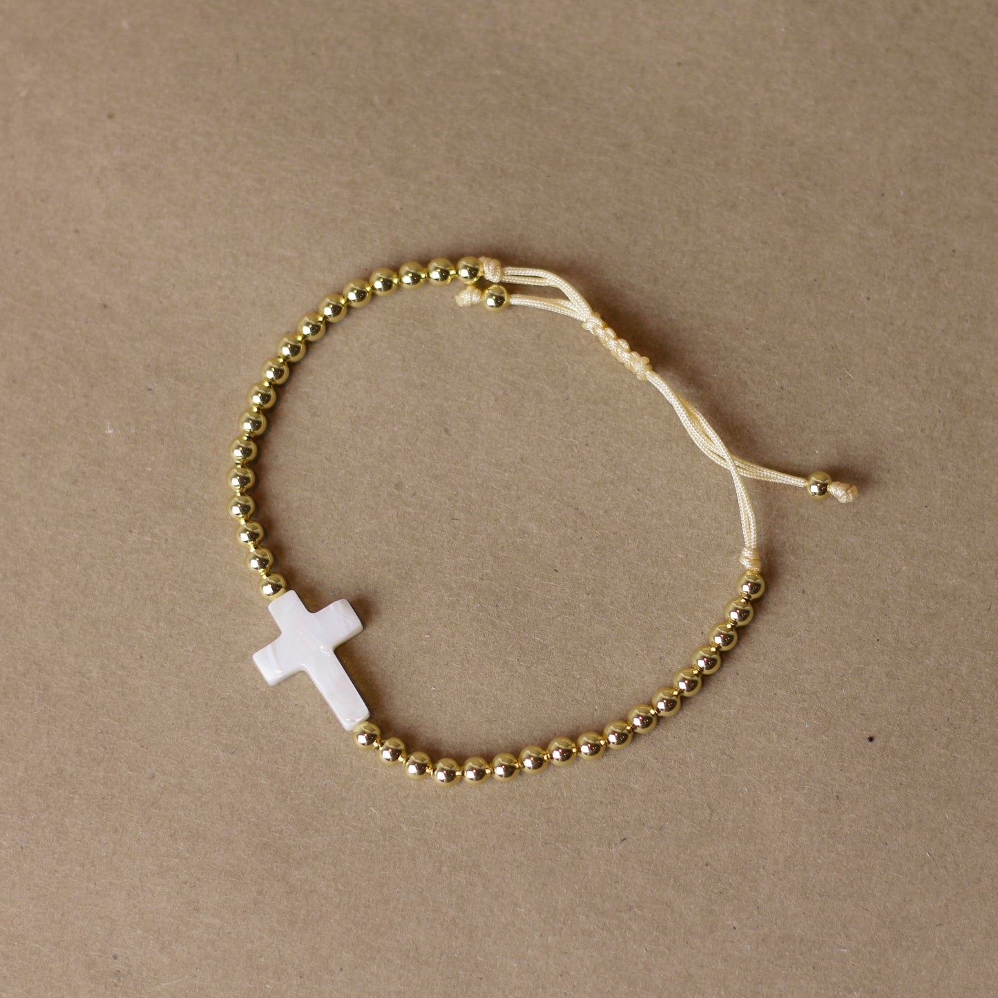 Pulsera Cruz Blanca