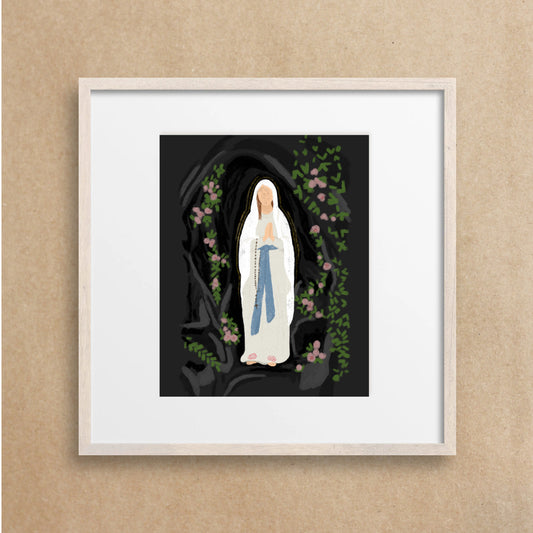 Print "Virgen de Lourdes"