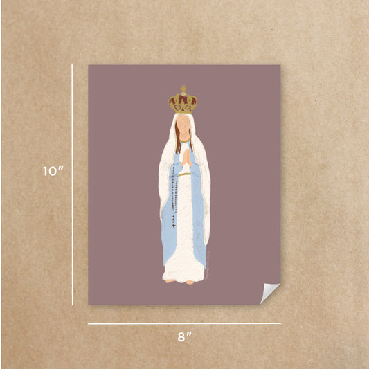 Print "Virgen de Fátima"